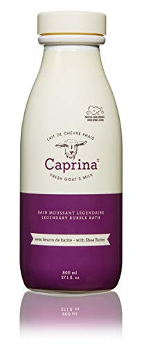 Caprina by Canus Fresh Goat's Milk Legendary Bubble Bath, Shea Butter, 27.1 Fluid Ounce