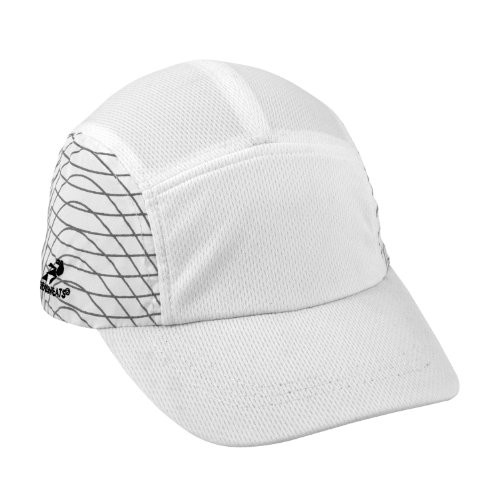 Headsweats Ultra Reflective Race Running Hat One Size Fits All White