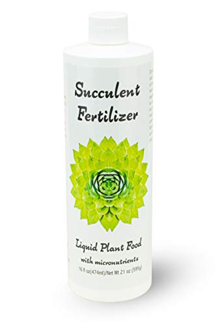 Succulent Fertilizer 16oz Formulated Succulent Food for Potted Indoor Succulents and Cactus Nutrients for Cacti and Succulent Plants Plant Food for Succulent Soil in Pots by Aquatic Arts Succulent Fertilizer 16oz Formulated Succulent Food for Potted Indoor Succulents and Cactus Nutrients for Cacti and Succulent Plants Plant Food for Succulent Soil in Pots by Aquatic Arts