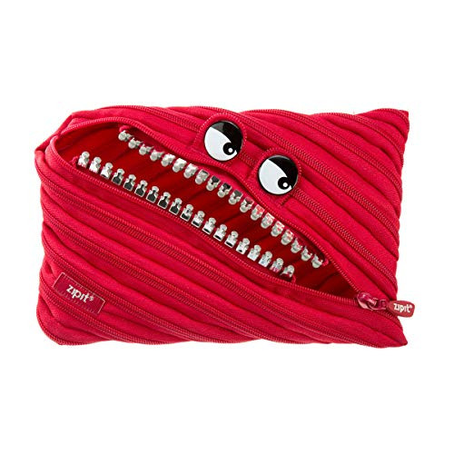 ZIPIT Grillz Big Pencil CaseCosmeticMakeup Bag Red