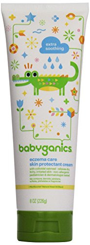 Babyganics Eczema Care Skin Protectant Cream 8 oz Packaging May Vary