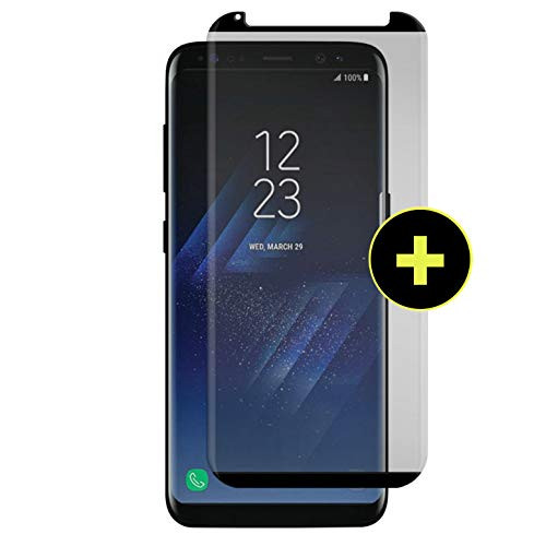 Gadget Guard Black Ice Plus Cornice Curved Glass Screen Protector for The Samsung Galaxy S8 Plus Clear