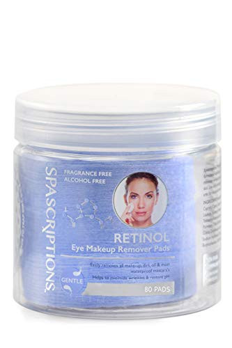 Retinol Eye Makeup Remover Pads  80Ct
