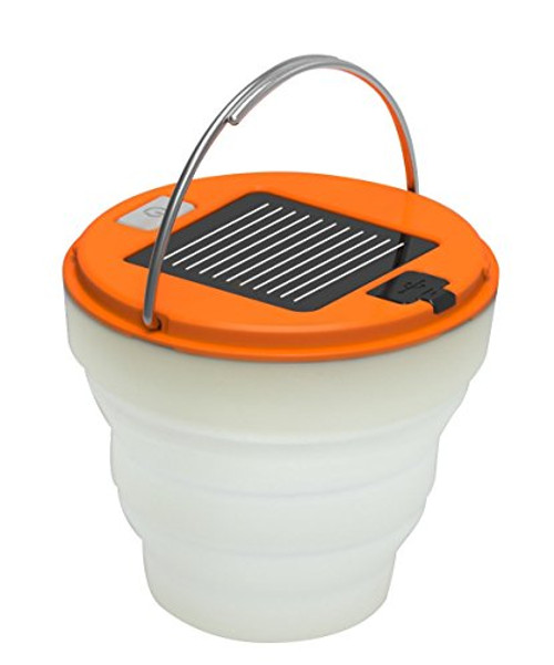 UST Spright Solar USB LED Collapsible Water Resistant Lantern with 120 Lumens Rechargeable USB or Solar Panel and Hook for Camping Hiking Emergency and Outdoor Survival UST Spright Solar USB LED Collapsible Water Resistant Lantern with 120 Lumens Rechargeable USB or Solar Panel and Hook for Camping Hiking Emergency and Outdoor Survival
