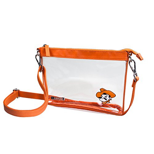 Capri Designs Clear Small Crossbody Bag Stadium Approved OSU Cowboys Oklahoma State University NCAA Licensed Capri Designs Clear Small Crossbody Bag Stadium Approved OSU Cowboys Oklahoma State University NCAA Licensed