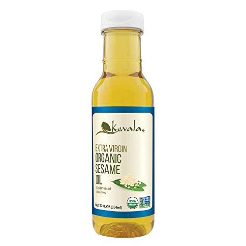 Organic Extra VIrgin Sesame Oil 12oz BPAfree plastic bottle