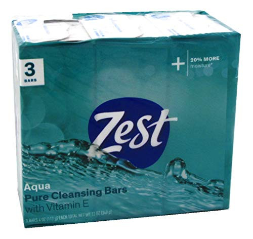 3 Pack Zest Aqua 4 oz 3 Bar ct  9 Bars Total