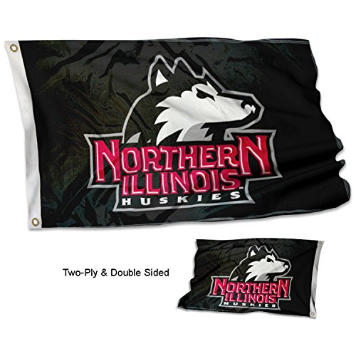College Flags Banners Co Northern Illinois Huskies Double Sided Flag College Flags Banners Co Northern Illinois Huskies Double Sided Flag