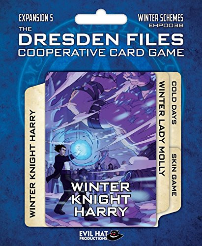 Evil Hat Productions The Dresden Files Cooperative Expansion 5 Winter Schemes 5 Card Game