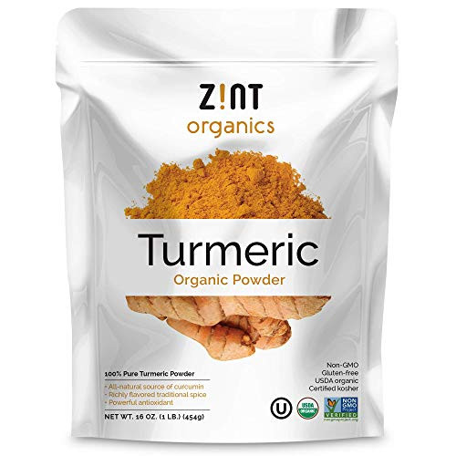 Zint Organic Turmeric Root Powder 16 oz Raw Natural WholeFood Holistic Curcumin Supplement Spice