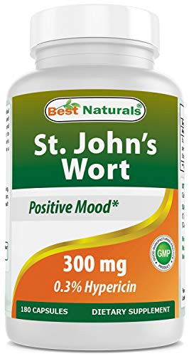 Best Naturals St Johns wort 300 mg 180 Capsules