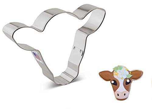 Ann Clark Cookie Cutters Cute CowSteer Face Cookie Cutter 45