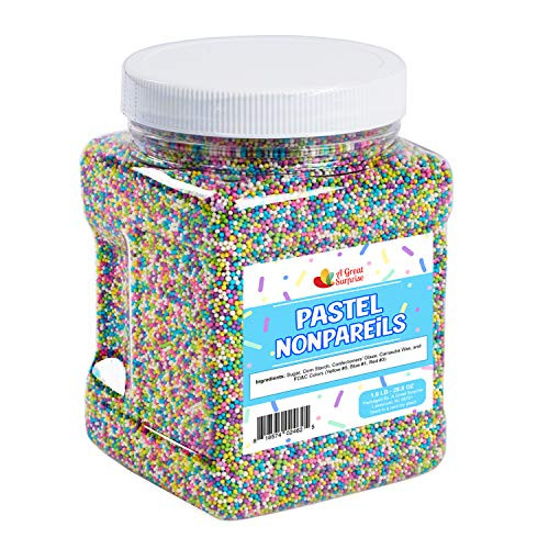 Pastel Nonpareils  Bulk Sprinkles  Decorating Topping  18 Pound