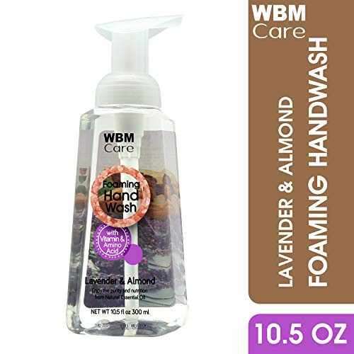WBM Care Moisturizing Natural Foaming Hand WashLavender  Almond with Himalayan Pink Salt105 fl oz