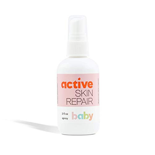 Active Skin Repair Baby Spray  The Safe NonToxic  Natural Baby Spray for Diaper Rash Cuts Wounds Scrapes Skin Irritations and More NoSting 3 oz Spray