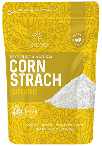 Corn Starch Powder 16 oz Thickener for Sauces Gravy Soup 100 Pure Cornstarch Glutenfree nonGMO Vegan Bulk Resealable Bag