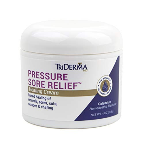 TriDerma Pressure Sore Relief Healing Cream 4 Ounces