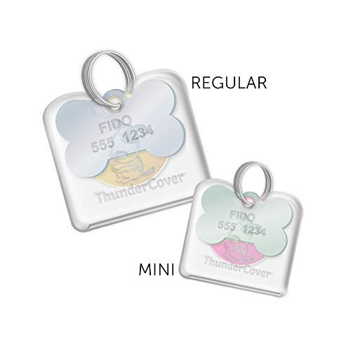 ThunderCover Dog Tag Silencer Mini Clear