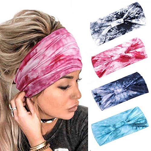Conifor Boho Headbands Criss Cross Headband Headpiece Black Bohemia Floal Twist Head Wrap Hair Band Vintage Stylish Elastic Turban Fabric Hairbands Fashion Hair Accessories for WomenPack of 4 Conifor Boho Headbands Criss Cross Headband Headpiece Black Bohemia Floal Twist Head Wrap Hair Band Vintage Stylish Elastic Turban Fabric Hairbands Fashion Hair Accessories for WomenPack of 4