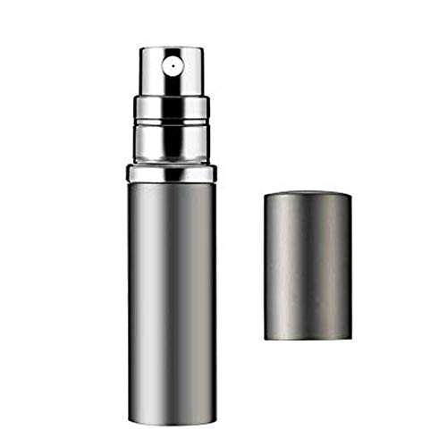 Refillable Perfume Atomizer Perfume Bottle 5ml Travel Atomizer Empty Silver Scent Perfume Spray Bottle for Traveling Trip Luxury Gift for Men Women TSA Approved