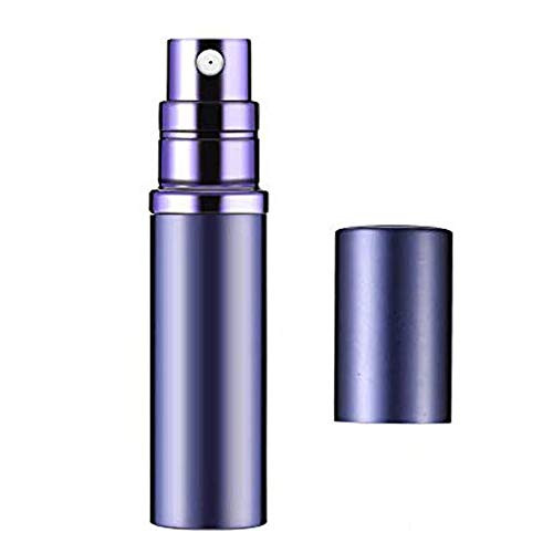 Perfume Atomizer Refillable Perfume Bottle Travel Atomizer Spray Bottle for Men and Women 5ml Empty Blue Perfume Scent Atomizer for Purse Trips Pump to Fill and Leak Proof