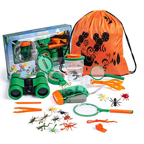 Bayetyak Explorer Kit for KidsAdventure Set Bug Catcher Kit for Kids Outdoor Exploration Set Outdoor Kids Toys for Camping Hiking Children Outdoor Educational Toys Gifts for 312 Year Old Boys Girls