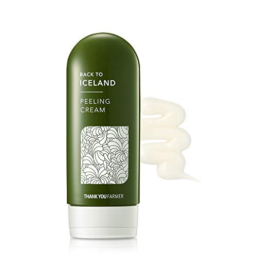 THANKYOU FARMER Back to Iceland Peeling Cream  Exfoliating Natural Cellulose NonIrritating  527 Fl Oz 150ml