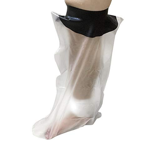 Kids Leg Cast Cover for Shower Waterproof Child Leg Cast Shower Prortector Waterproof Seal Tight Cast Shower Bag for Child Lower Leg Cast Surgery and Wound