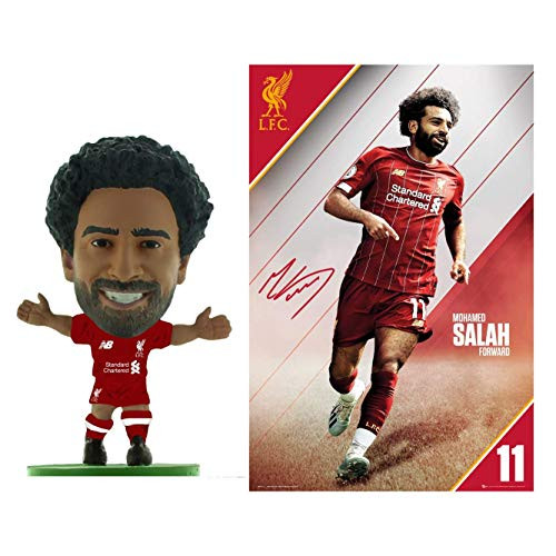 SoccerStarz Liverpool Mohamed Salah Figure Poster Combo Pack 2 Pieces SoccerStarz Liverpool Mohamed Salah Figure Poster Combo Pack 2 Pieces