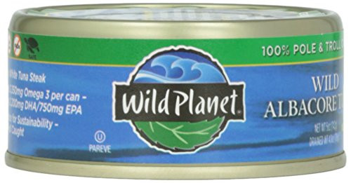 Wild Planet Wild Albacore Tuna No Salt Added 5 oz