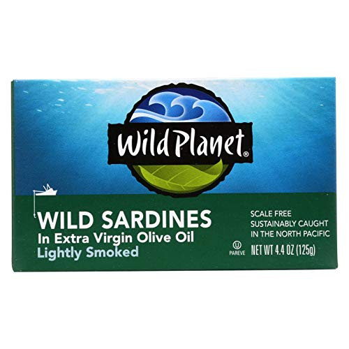 Wild Planet Wild California Sardine in Extra Virgin Olive Oil 4375 Ounce 12 per case Wild Planet Wild California Sardine in Extra Virgin Olive Oil 4375 Ounce 12 per case