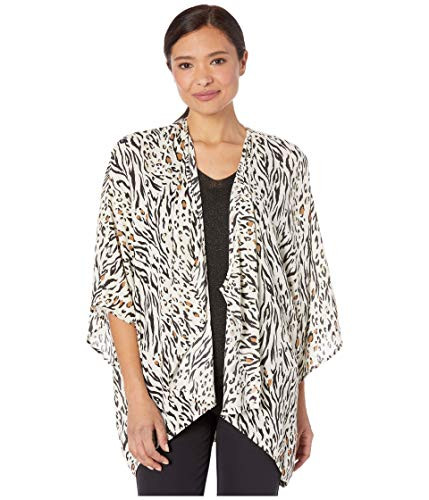 Karen Kane Drape Front Kimono Print XL