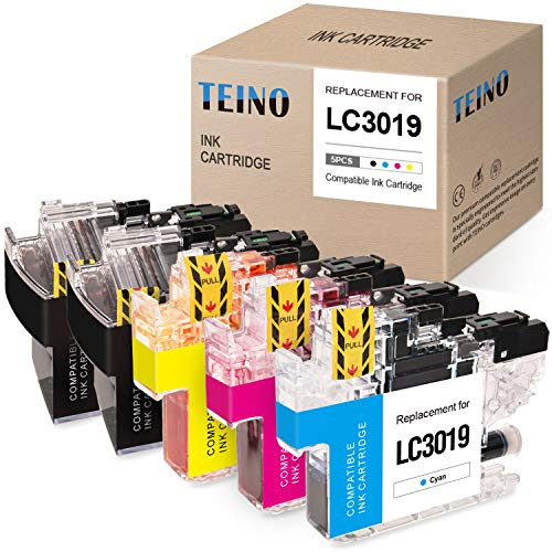 TEINO Compatible Ink Cartridge Replacement for Brother LC3019 XXL LC3019 use with Brother MFCJ5330dw MFCJ6930dw MFCJ6530dw 2 Black 1 Cyan 1 Magenta 1 Yellow 5Pack