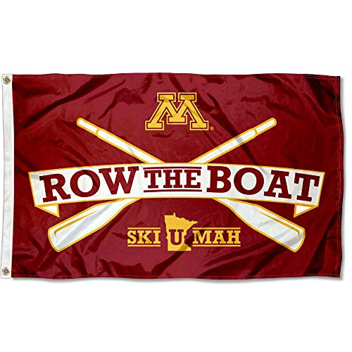 College Flags  Banners Co Minnesota Gophers Row The Boat Ski U Mah Flag