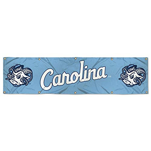 College Flags Banners Co North Carolina Tar Heels Large 2x8 Foot Banner College Flags Banners Co North Carolina Tar Heels Large 2x8 Foot Banner
