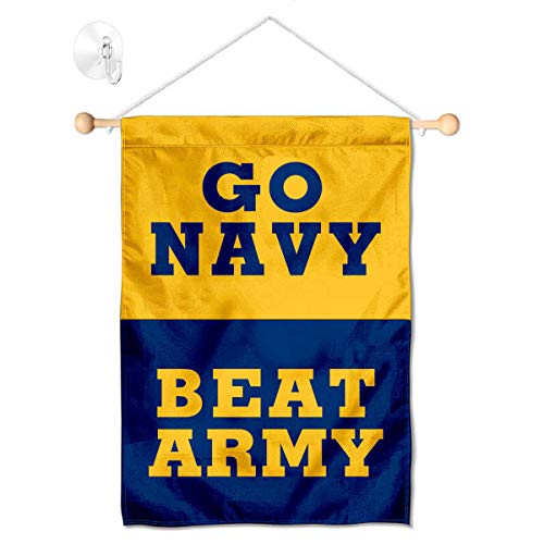College Flags  Banners Co US Navy Midshipmen Beat Army Window Wall Banner Hanging Flag with Suction Cup College Flags  Banners Co US Navy Midshipmen Beat Army Window Wall Banner Hanging Flag with Suction Cup
