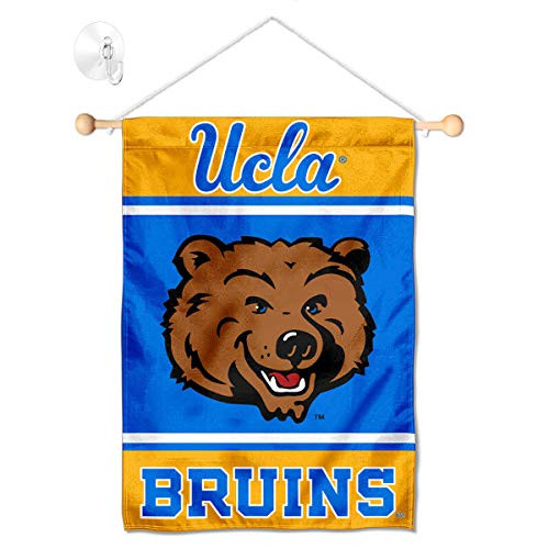 College Flags  Banners Co Bruins Window Wall Banner Hanging Flag with Suction Cup