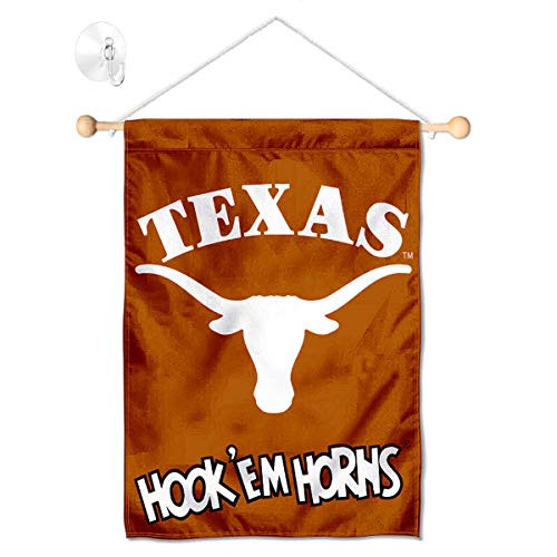 College Flags  Banners Co Texas Longhorns Hook Em Banner for Windows Doors and Walls