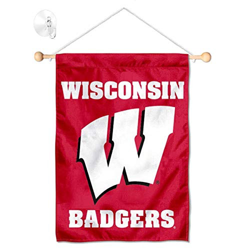 Wisconsin Badgers Motion W Banner for Windows Doors and Walls