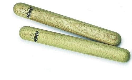 Meinl NINO Wood Claves Regular Natural