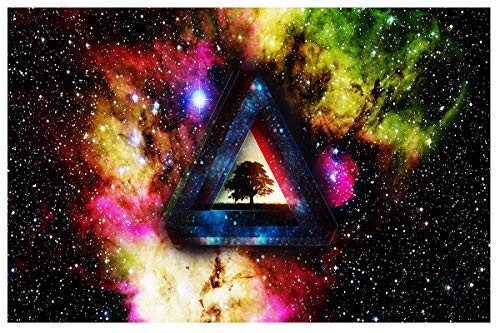 Twuky DIY 5D Diamond Painting by Number Kits, Crystal Rhinestone Diamond Embroidery Paintings Pictures Arts Craft for Home Wall Decor, Full Drill,Starry Sky(35X45CM/14X18inch)