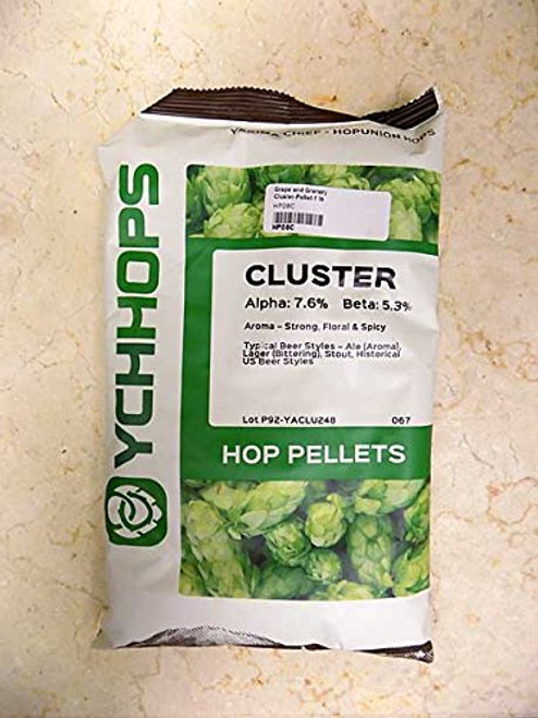 YCH Hops Cluster Hop Pellets 1 lb YCH Hops Cluster Hop Pellets 1 lb