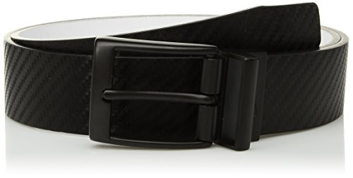 Nike Mens Standard Carbon FiberTexture Reversible Belt blackwhite 36