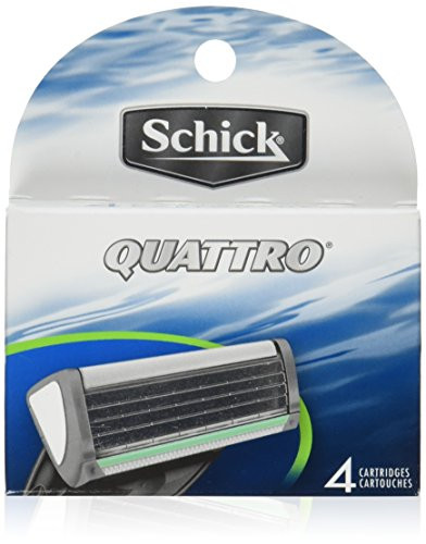 Schick Quattro Refill Cartridges 4 Cartridges