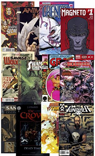 Kersplat! Comics 25 Parental Guidance Comic Books Grab Bag Collection from DC Marvel  More Mature SITUATIONS Violence Blood  Gore 17 ~ Guaranteed at Least 1 Deadpool Comic in Every Pack