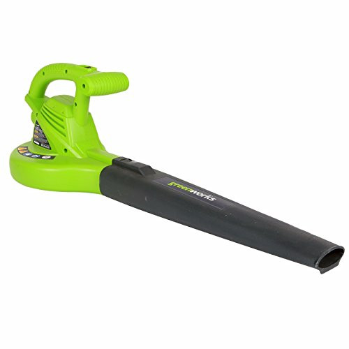 Greenworks 9 Amp Electric 2Speed Leaf Blower 2401502Black and Green