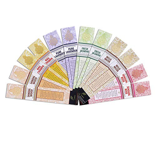 SVATV :: Hand Rolled Masala Incense Stick 15g Pack (Nagchampa, Sandalwood, Lavender, Rose, Musk, Jasmine) Made in India