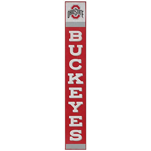 Open Road Brands Ohio State University Buckeyes Vertical Wood Wall Decor