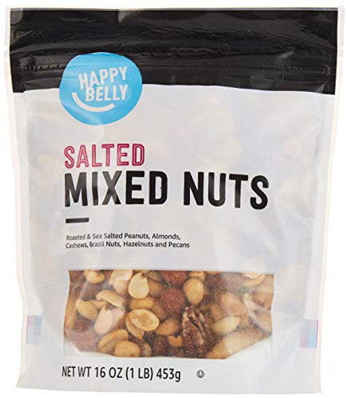 Amazon Brand Happy Belly Salted Mixed Nuts 16 Ounce Amazon Brand Happy Belly Salted Mixed Nuts 16 Ounce