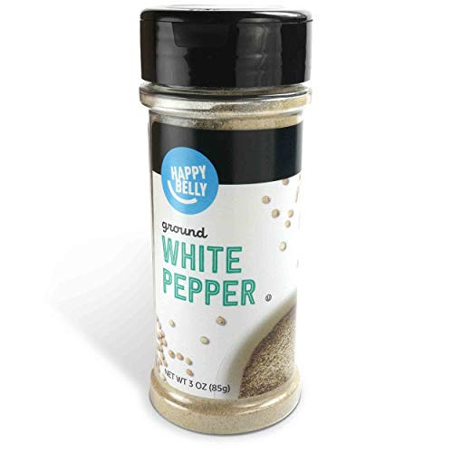 Amazon Brand  Happy Belly White Pepper Ground 3 Ounces